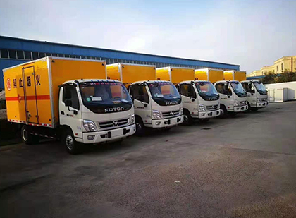 陈场镇爆破器材运输车